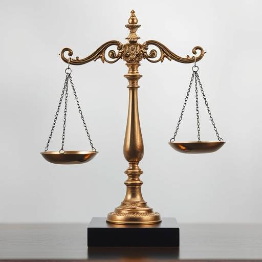 Bilancia della giustizia come simbolo di equit&agrave; e onest&agrave;.