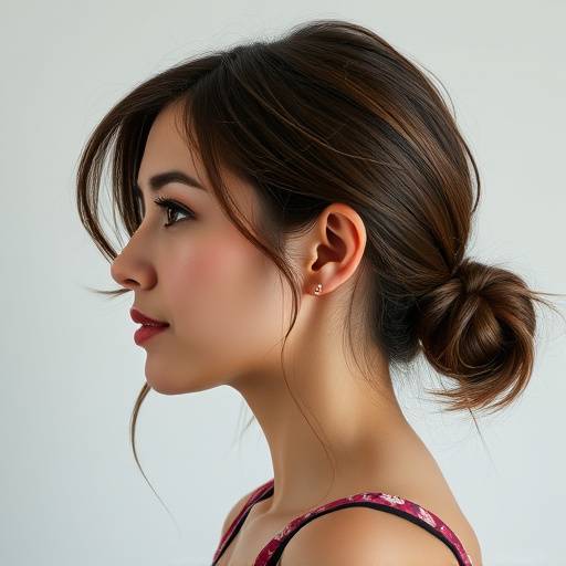 Foto profilo di una giovane donna, artista indipendente cliente.